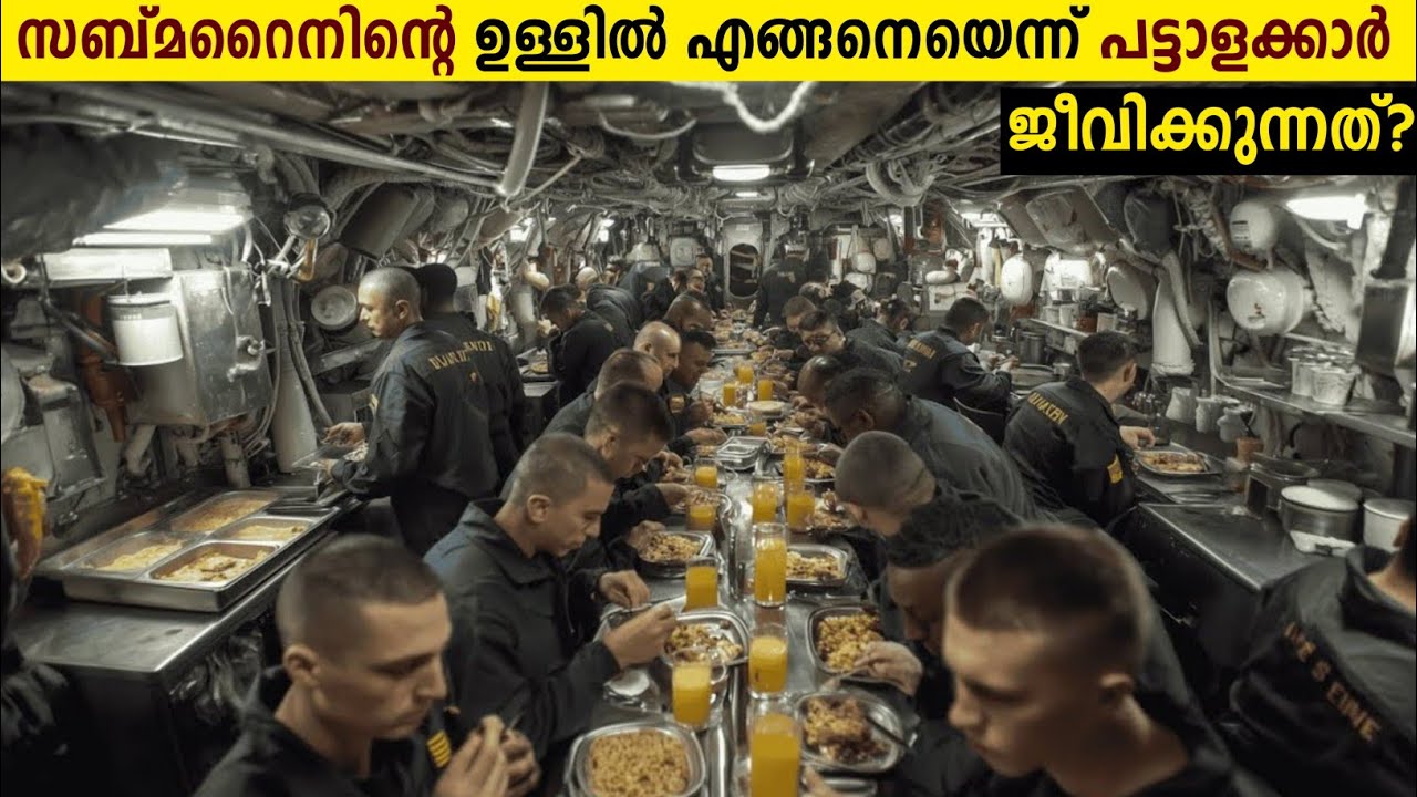 സബ്മറൈനിന്റെ ഉള്ളിലെ പട്ടാളജീവിതം എങ്ങനെയാണ്?😱How Submarine Sailors Live Inside The Submarines!