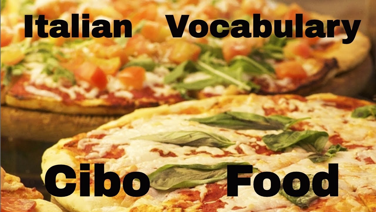 Italian Vocabulary. Food. With Text And Verbal Pronunciation