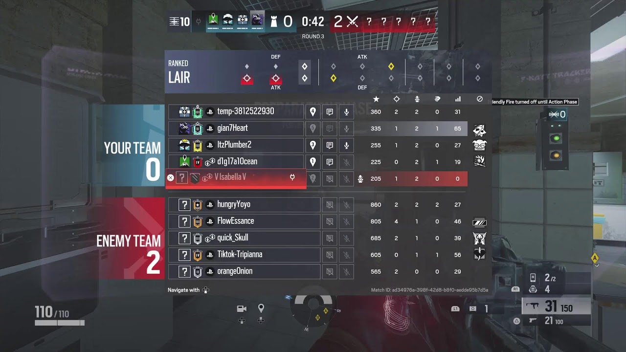 R6 Ranked/Unranked/Custom