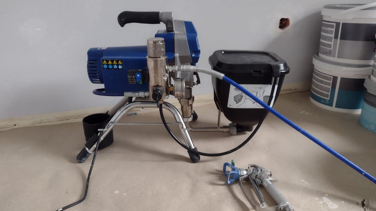 Zbiornik na farbę do Graco 290 classic, zestaw naprawczy do zaworu CleanShot.