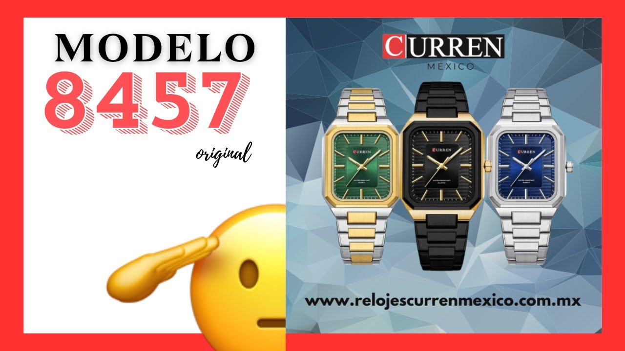 💼⌚ Curren 8457: El Reloj Perfecto para Cualquier Ocasión