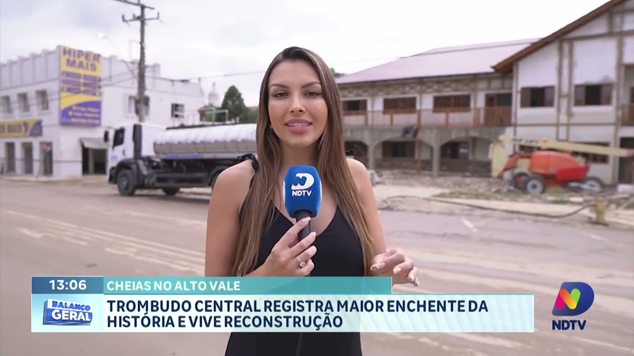 Trombudo Central registra maior enchente da história e vive reconstrução