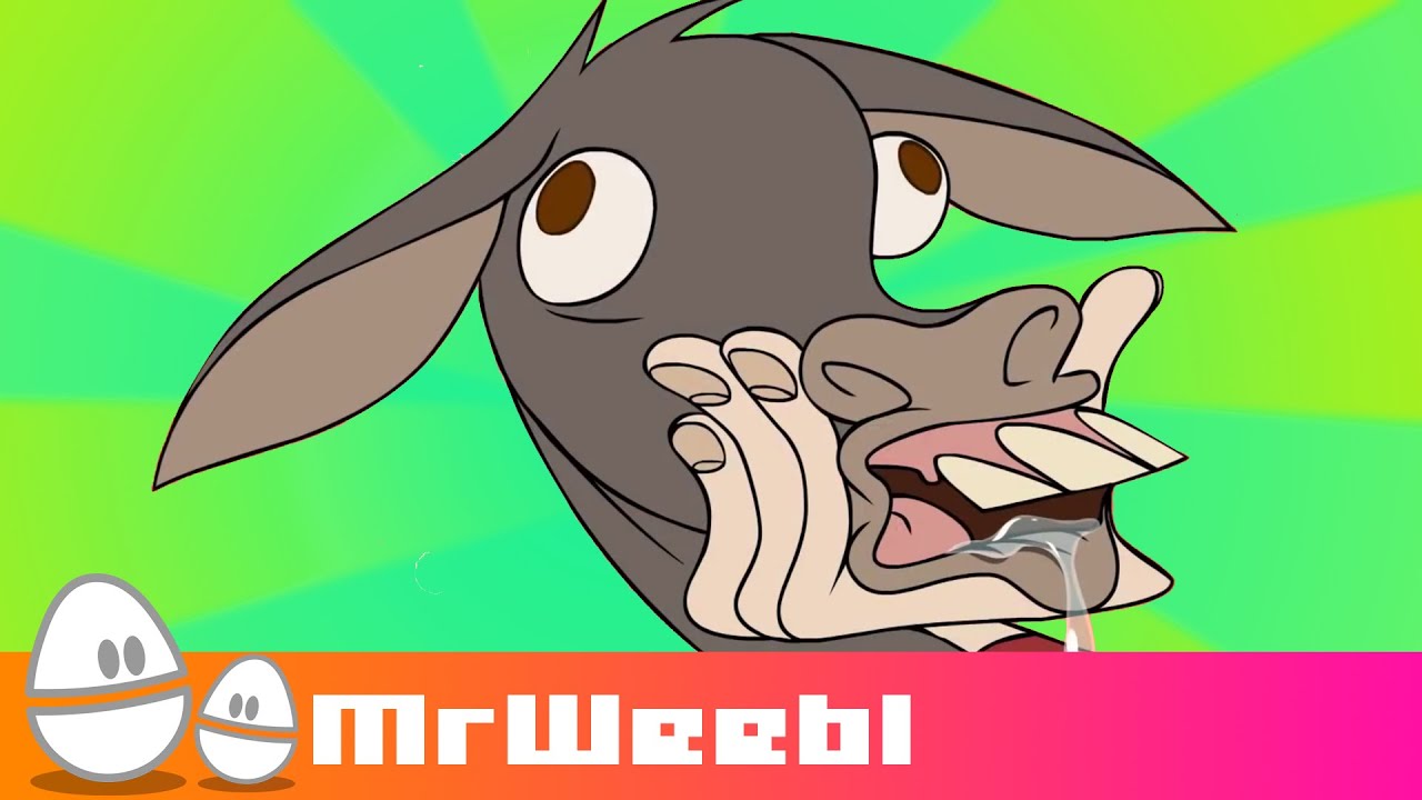 Donkeys : animated music video : MrWeebl