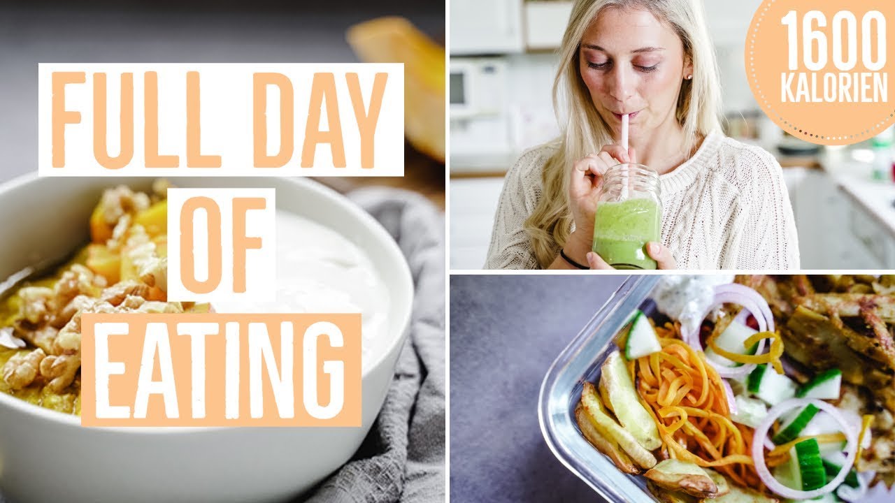 FOOD DIARY | Kürbis Porridge 🧡 Veganer Fitness Dönerteller | Full Day of Eating