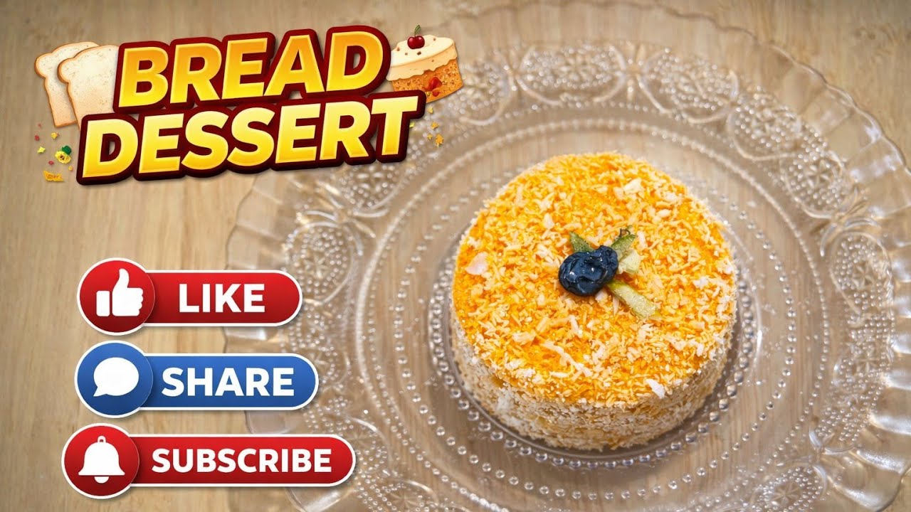 Bread dessert😋- Viral Bread ki Mithai😋#homecookedmagic #sweet#dessert#recipe 