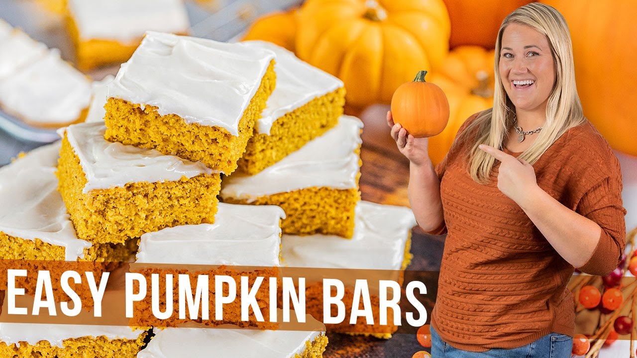 Easy Pumpkin Bars