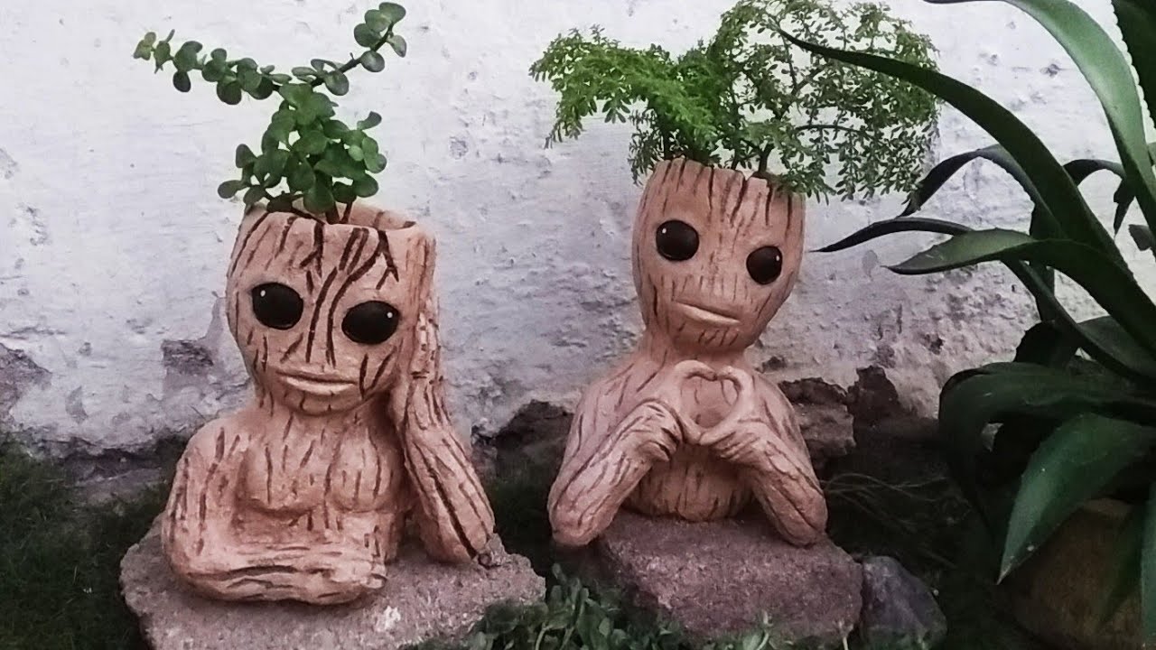 Como Fazer Vaso Groot