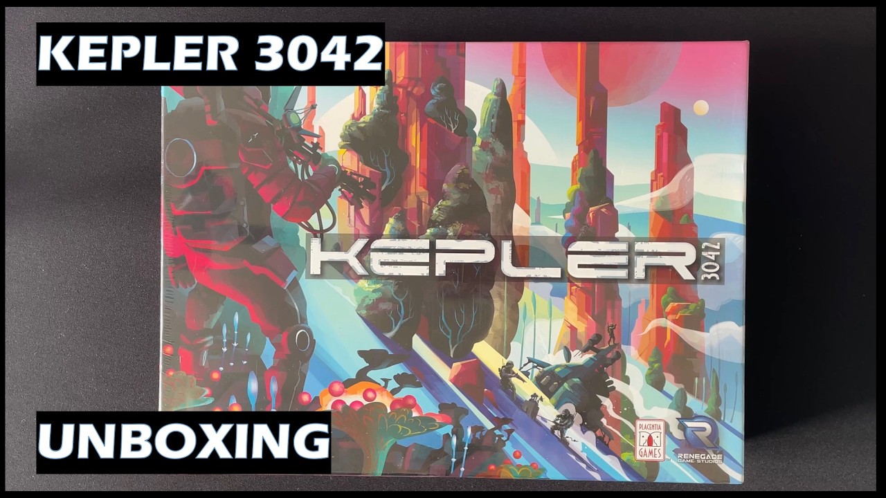 Распаковка настольной игры Kepler 3042