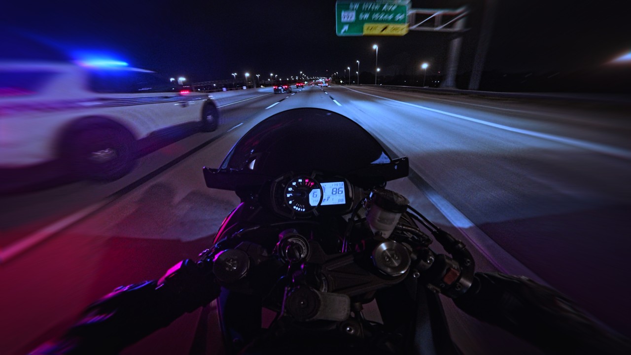POV Night Ride Therapy Kawasaki Ninja ZX6R (Pure sound no music)