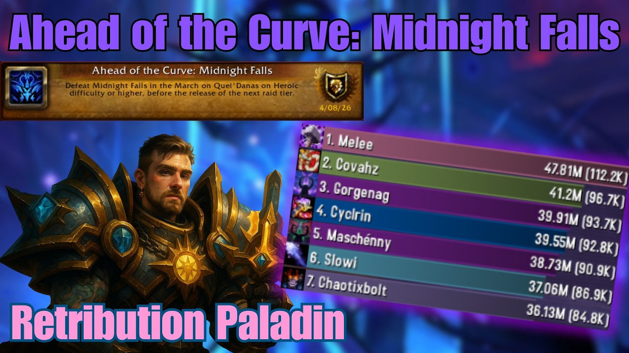 Retribution Paladin Midnight Falls Heroic AOTC PoV | Midnight Season 1
