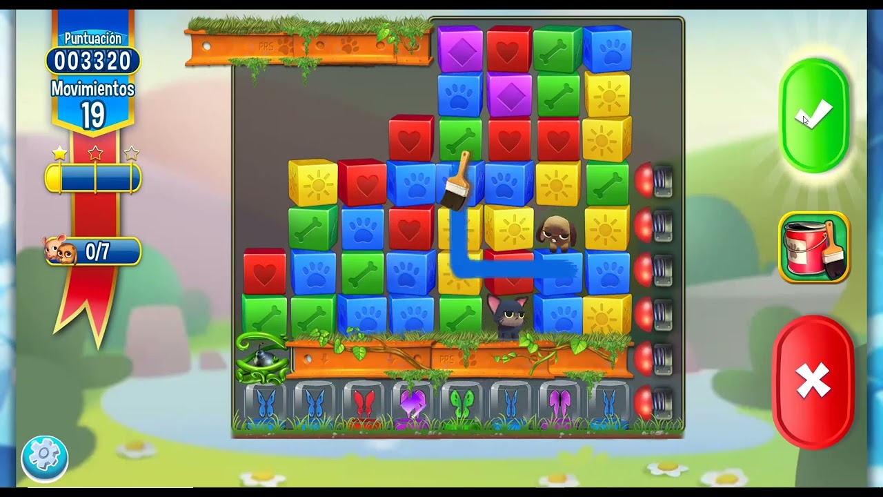 Pet Rescue Saga Nivel 2548 sin booster.-