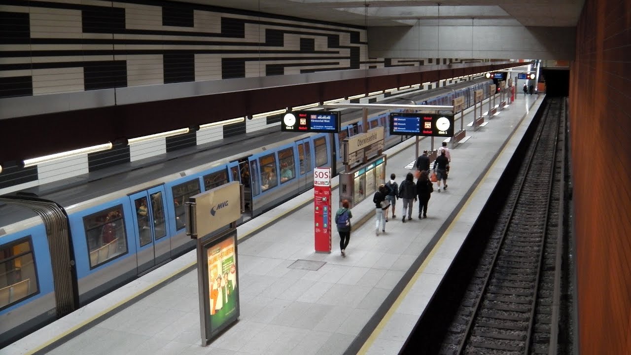 Oberwiesenfeld - M&uuml;nchner U Bahn (A-, B- und C-Z&uuml;ge)