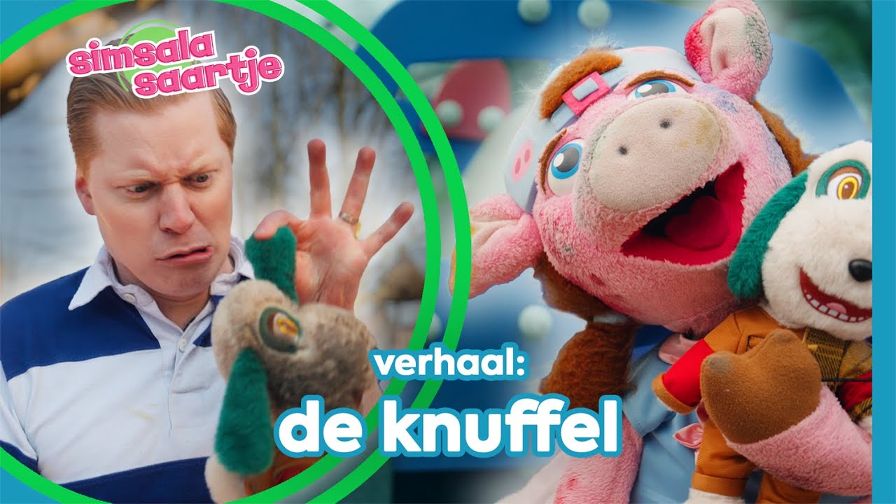 DE KNUFFEL 🐶👮🏻‍♂️ | SIMSALA SAARTJE 🐽 | Educatieve kleutertelevisie | Turven | Hakken en plakken