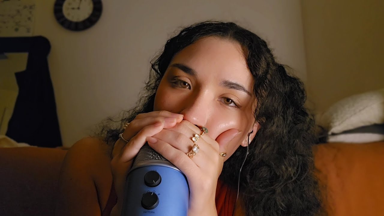 ASMR💭 Ultra Sensitive Mouth Sounds (Unintelligible whispering)