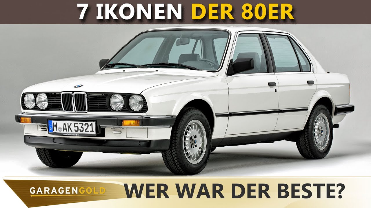 Ikonen der 80er  - 7 erfolgreiche Garagengold-Kult-Autos