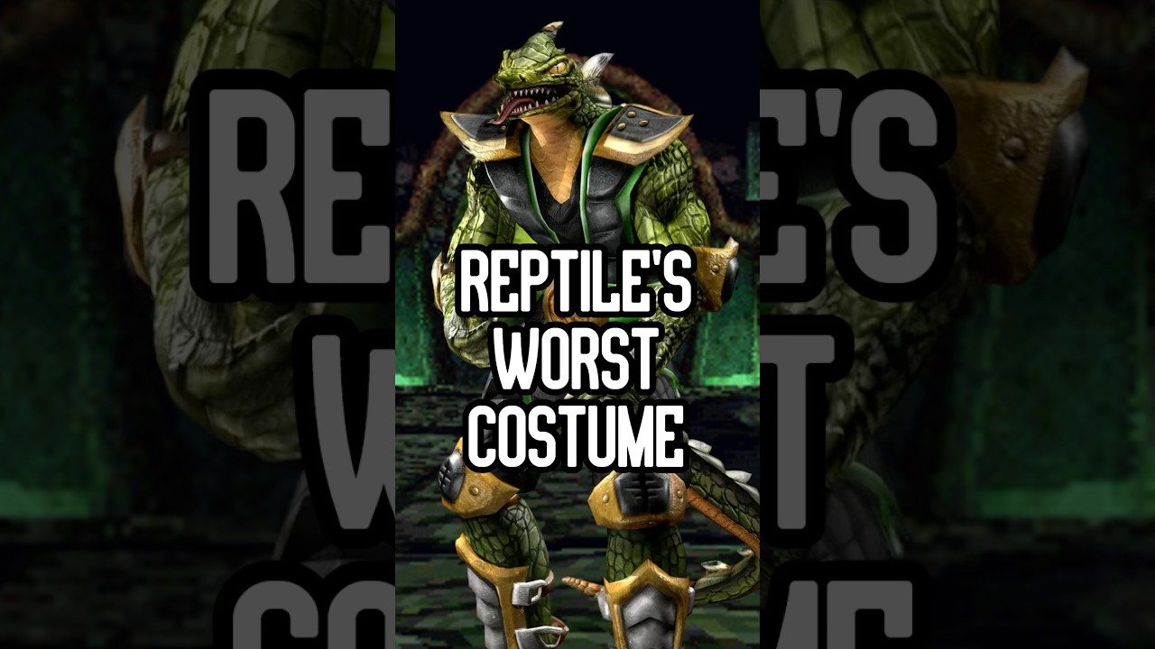 ХУДШИЙ облик рептилии из Mortal Kombat 🦎🤮 #шорты #mortalkombat #рептилия
