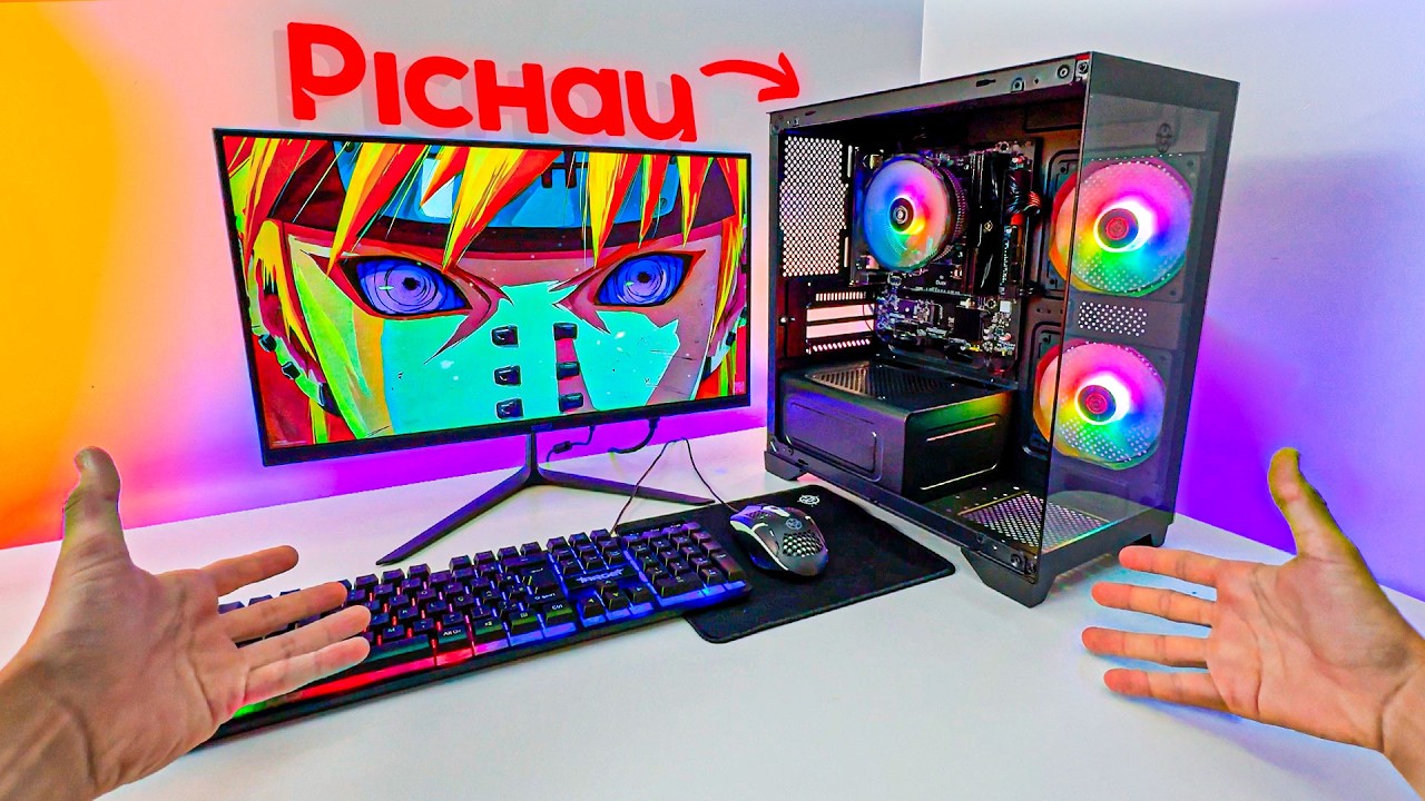Comprei o PC GAMER MAIS BARATO da PICHAU e RODOU TUDO