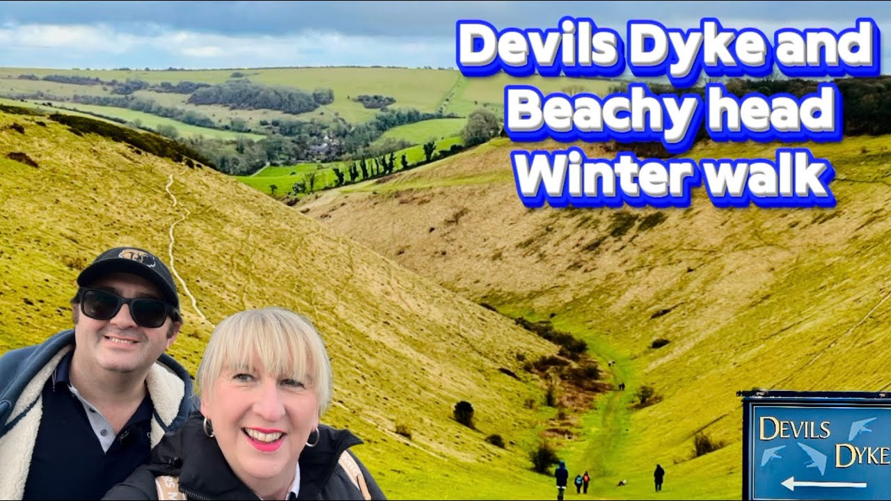 Devils Dyke and Beachy head winter walk 