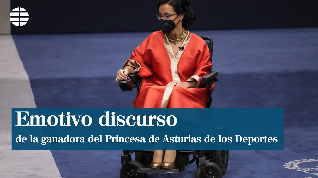 El emotivo discurso de Teresa Perales, Premio Princesa de Asturias de los Deportes