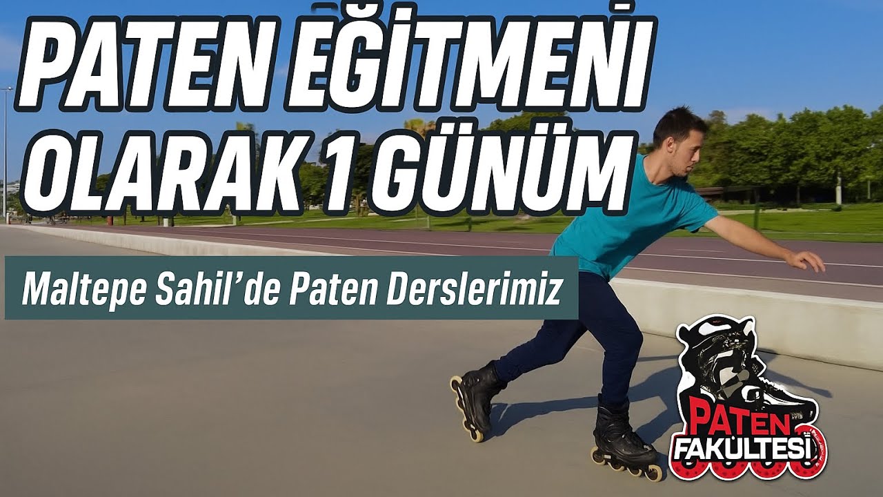 Paten Eğitmeni Olarak 1 Günüm | Paten Vlog | Paten Derslerimiz | Maltepe Sahil
