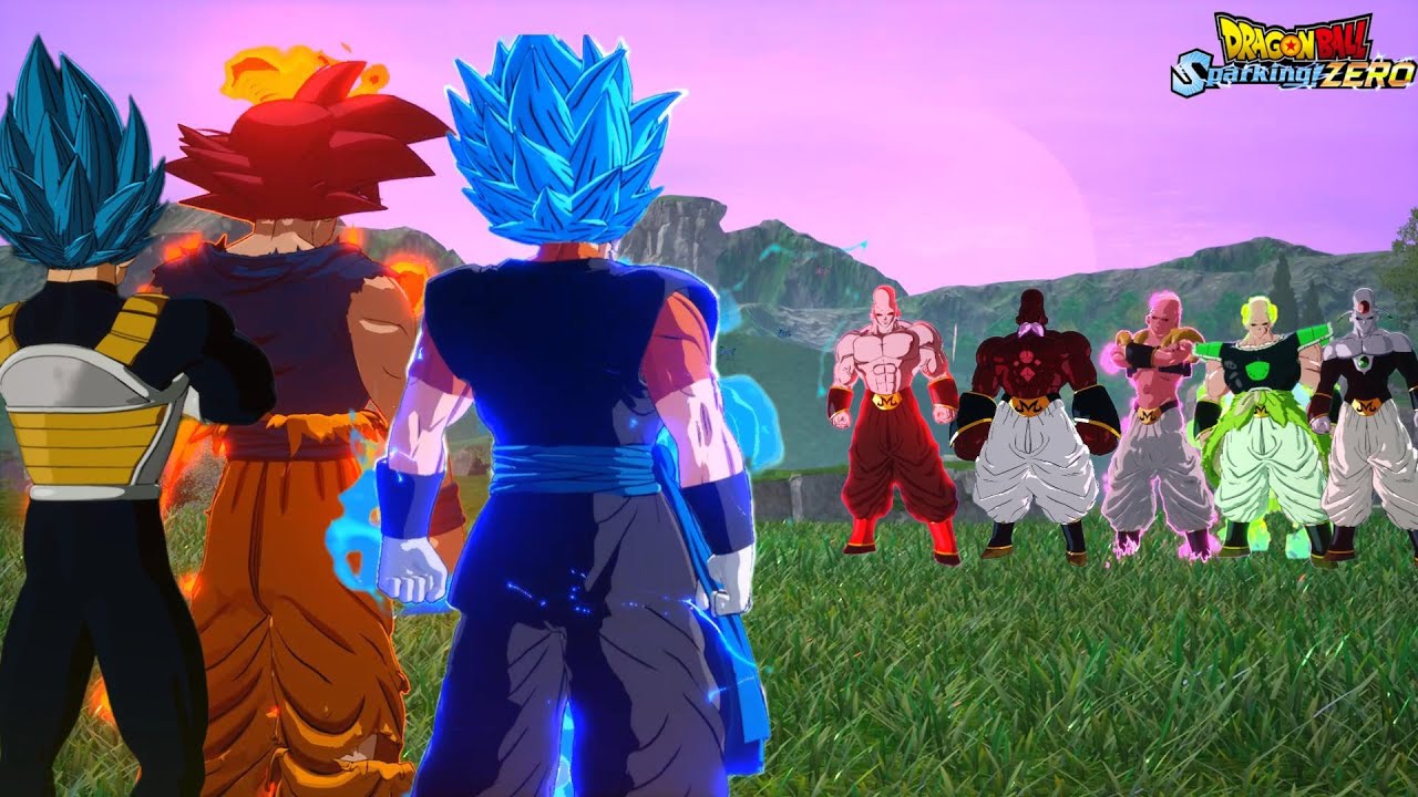 Goku & Vegeta Blue Vs Majin Variations! Dragon Ball Sparking Zero