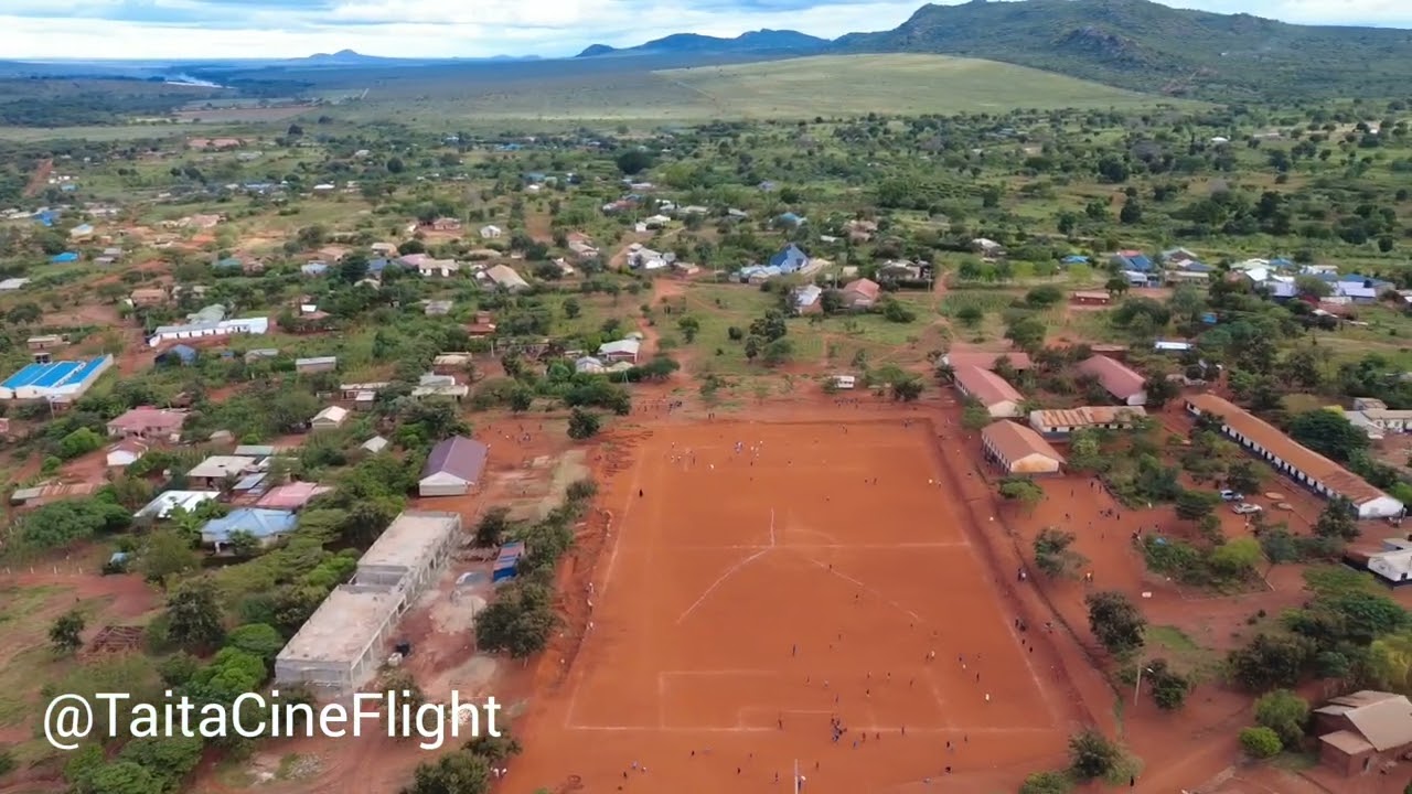 Breathtaking 360&deg; Aerial View of Mwatate Town | DJI Mini 4K Showcase 🇰🇪