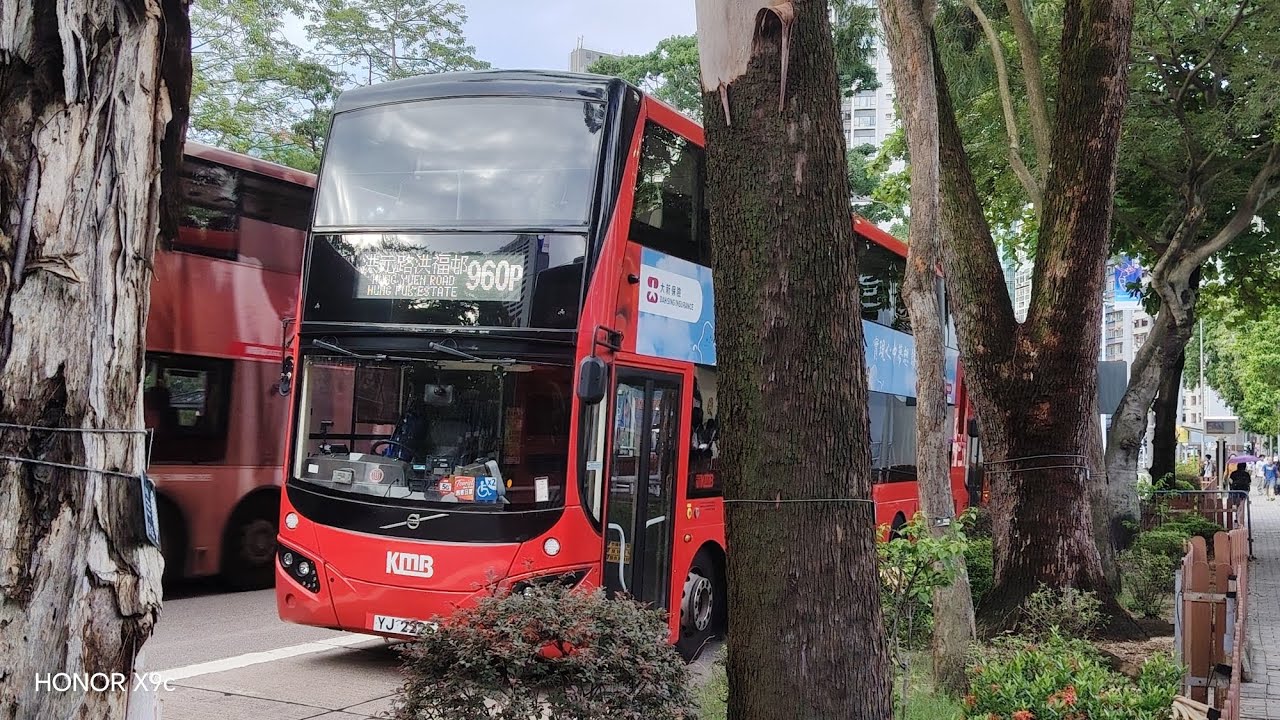 [塞到變特慢] 九巴 960P 銅鑼灣 → 洪水橋 (V6X157 YJ2225)