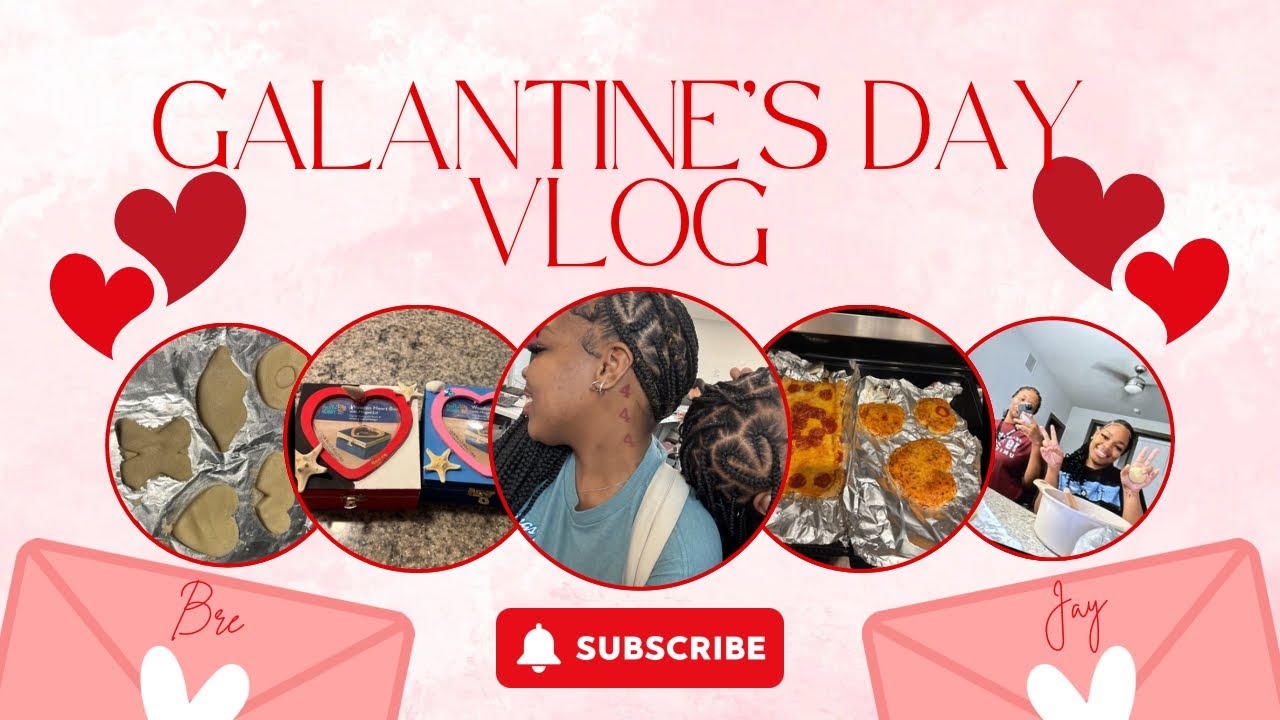 GALANTINES DAY VLOG❤️| DIY; Baking, Cooking, Arts & Crafts 👩🏾‍🎨 #Galantinesday 