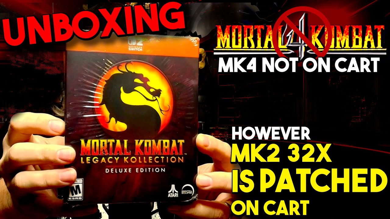 Распаковка Mortal Kombat Legacy Kollection Deluxe Edition для Switch 2