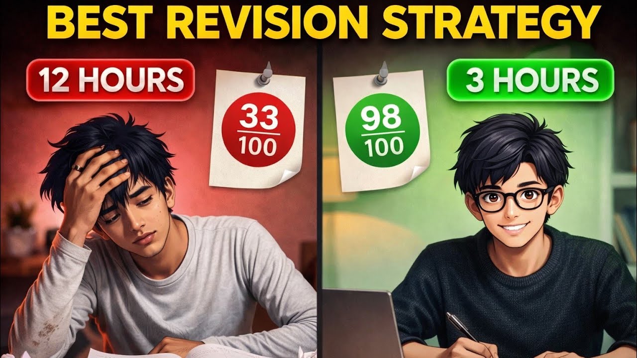 Best REVISION STRATEGY for Exams | Remember Everything in LESS Time | Studify