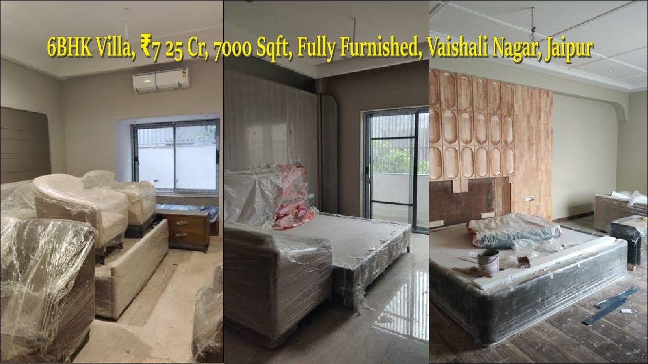 6BHK Villa, ₹7 25 Cr, 7000 Sqft, Fully Furnished, Vaishali Nagar, Jaipur