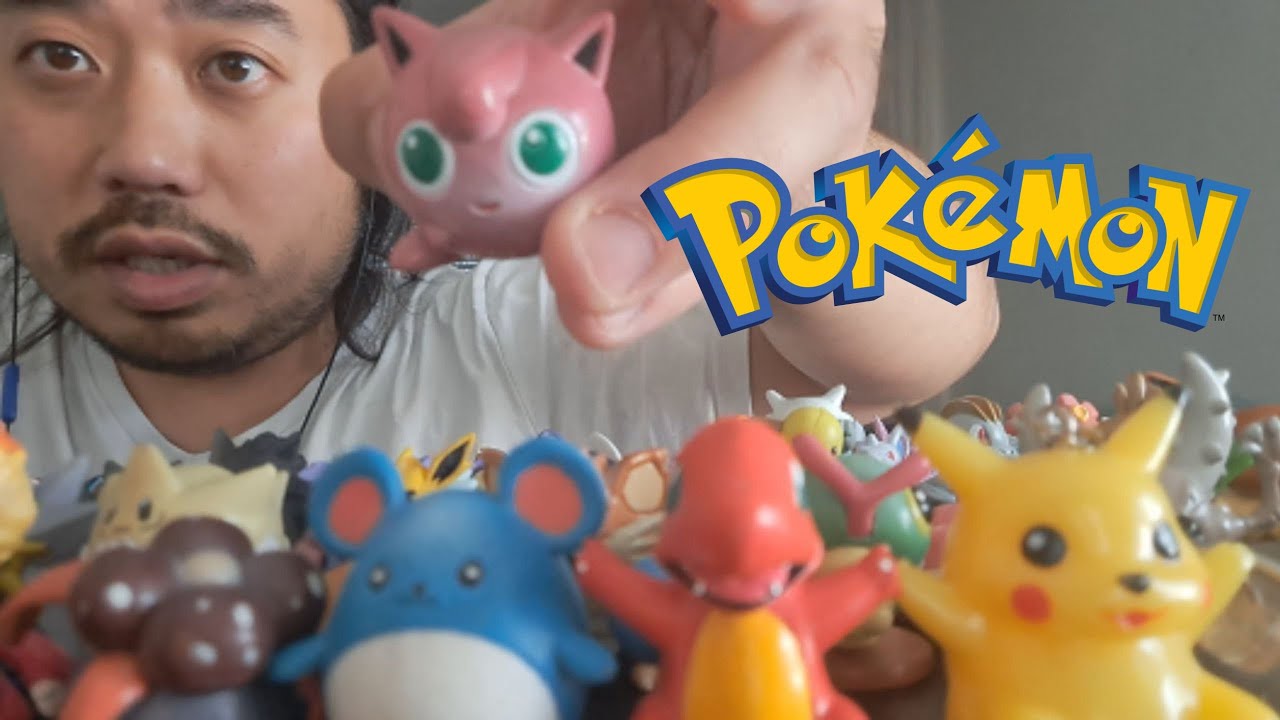 ASMR SHOW & TELL MY POKEMON FIGURES COLLECTION
