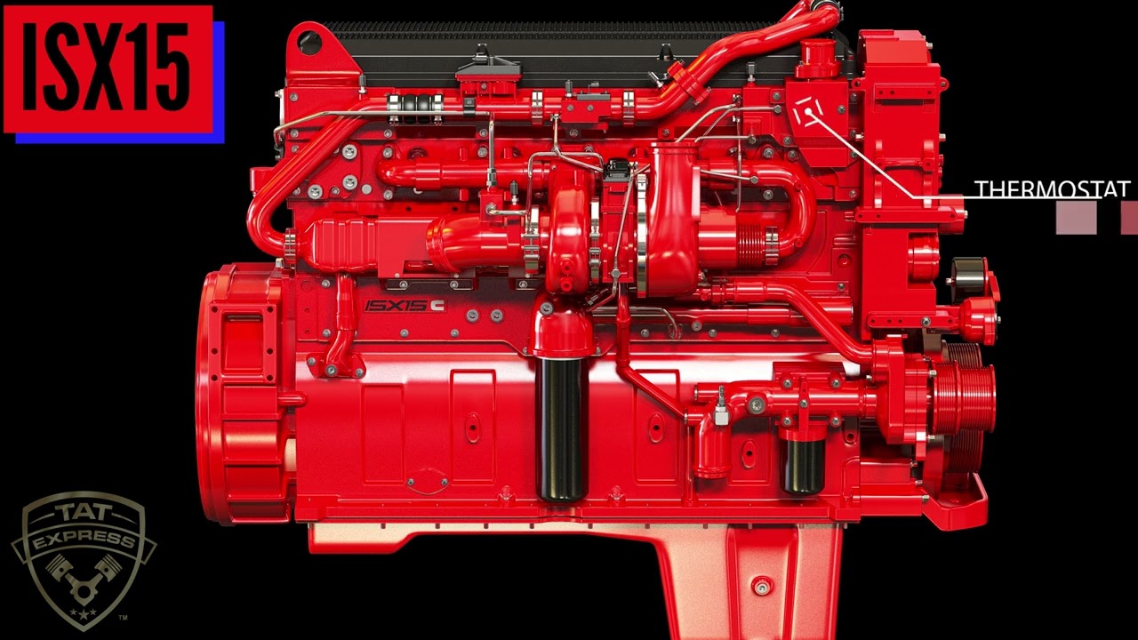 ISX15 Parts Location/Parts location on Cummins ISX15/ Familiarize with ISX15/ Parts location ISX15