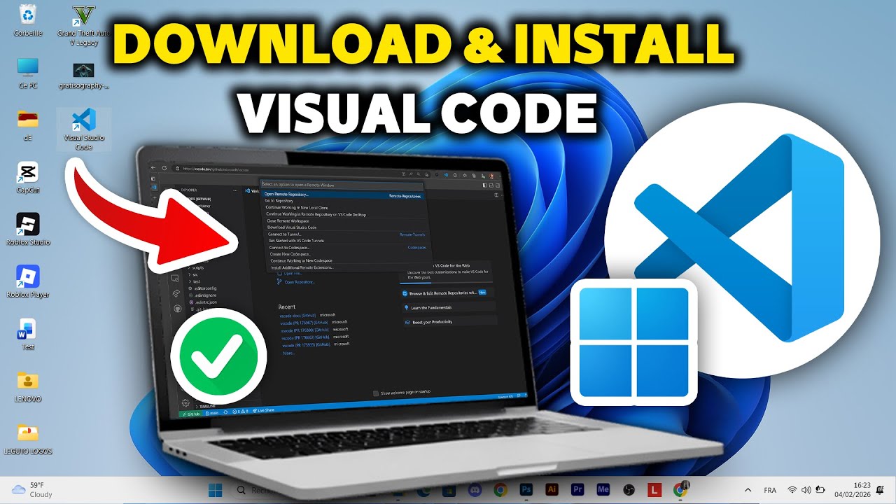 Как скачать и установить Visual Studio Code в Windows 11