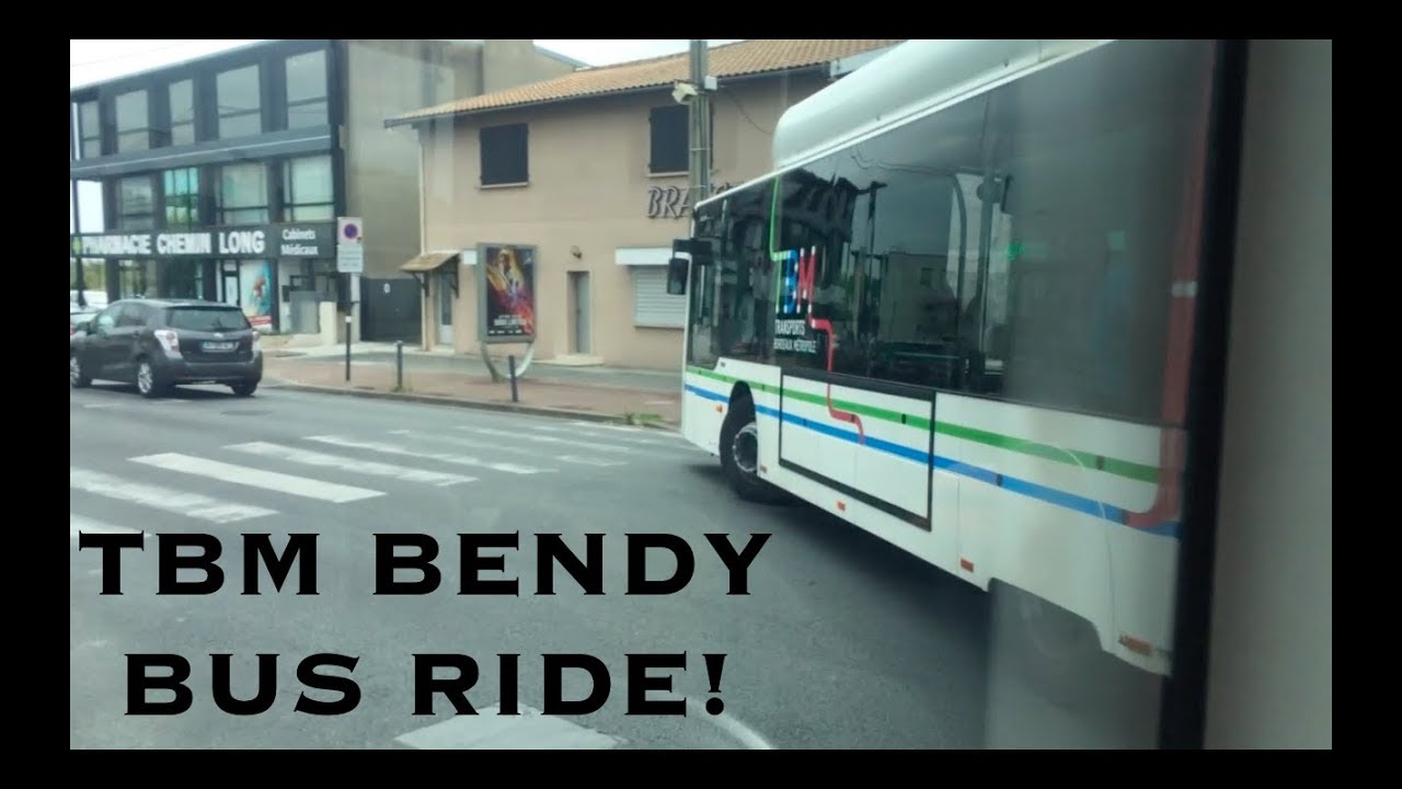 A Bendy Bus Ride in Mérignac