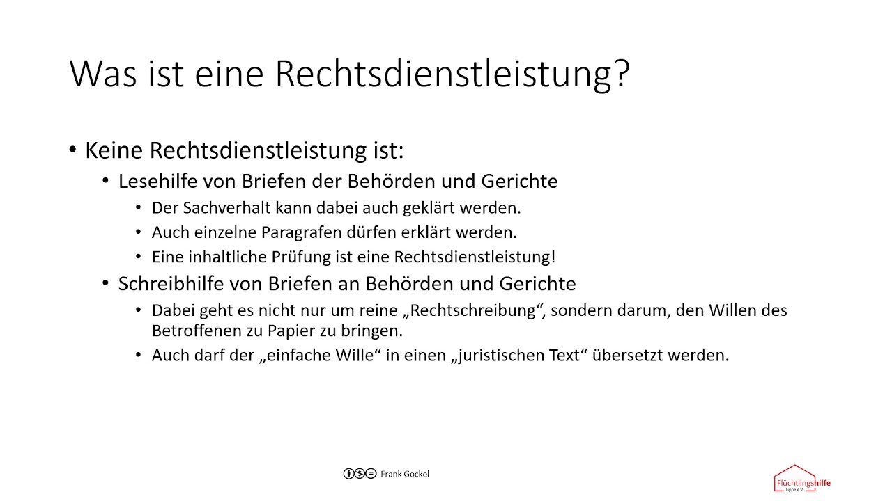 Rechte und Pflichten