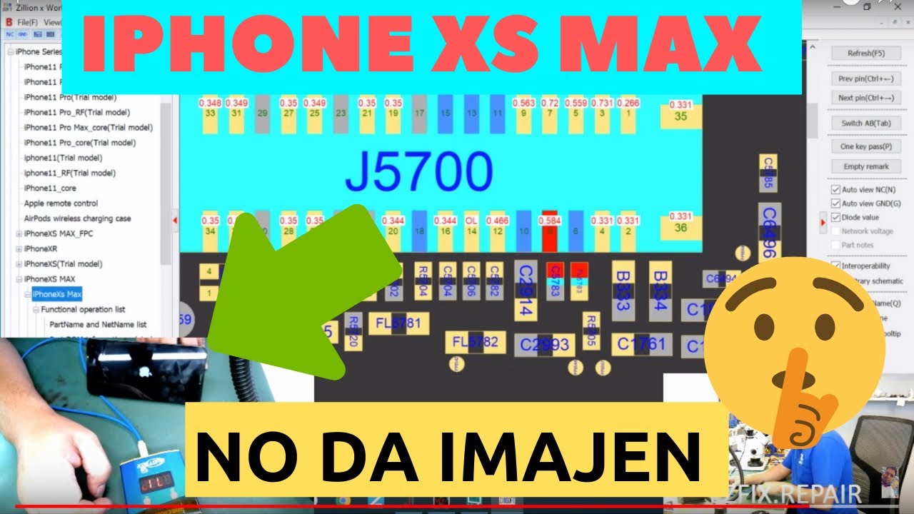 iPhone XS Max  no imagen en la pantalla (resuelto)