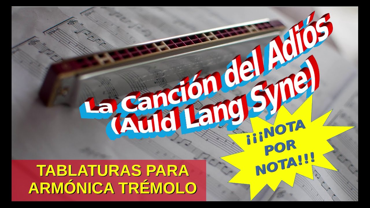 Canción del Adios Scout | TUTORIAL FÁCIL PARA ARMÓNICA TRÉMOLO  CON TABLATURAS.