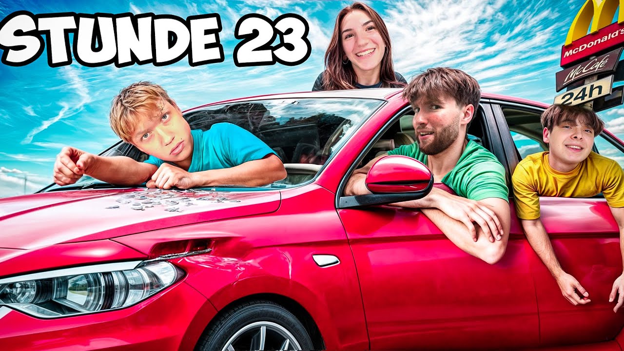 24 STUNDEN IM AUTO… *GEHT SCHIEF*🚗💀(mit REZON und VADEAL)