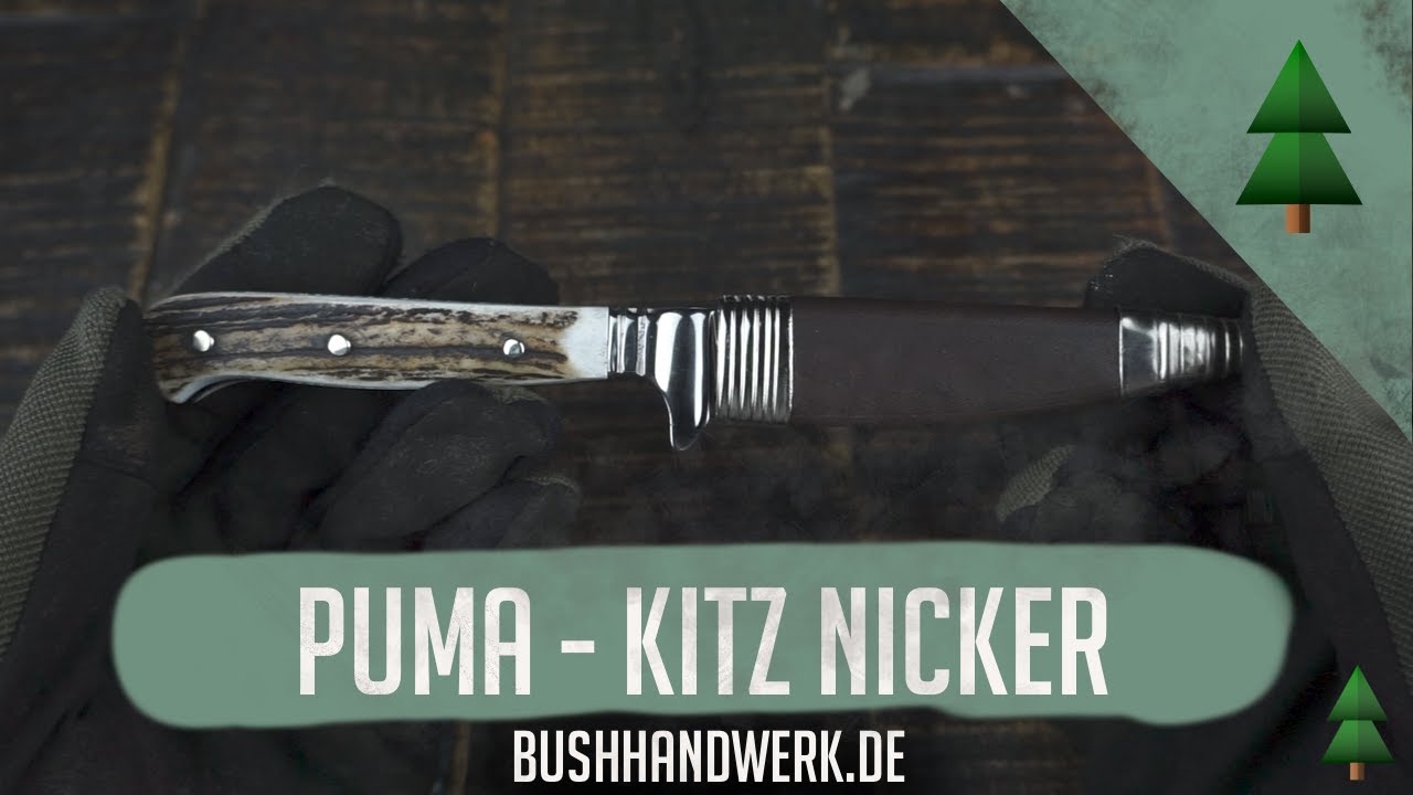 Puma &ndash; Kitz Genickf&auml;nger | bushhandwerk.de | Messervorstellung