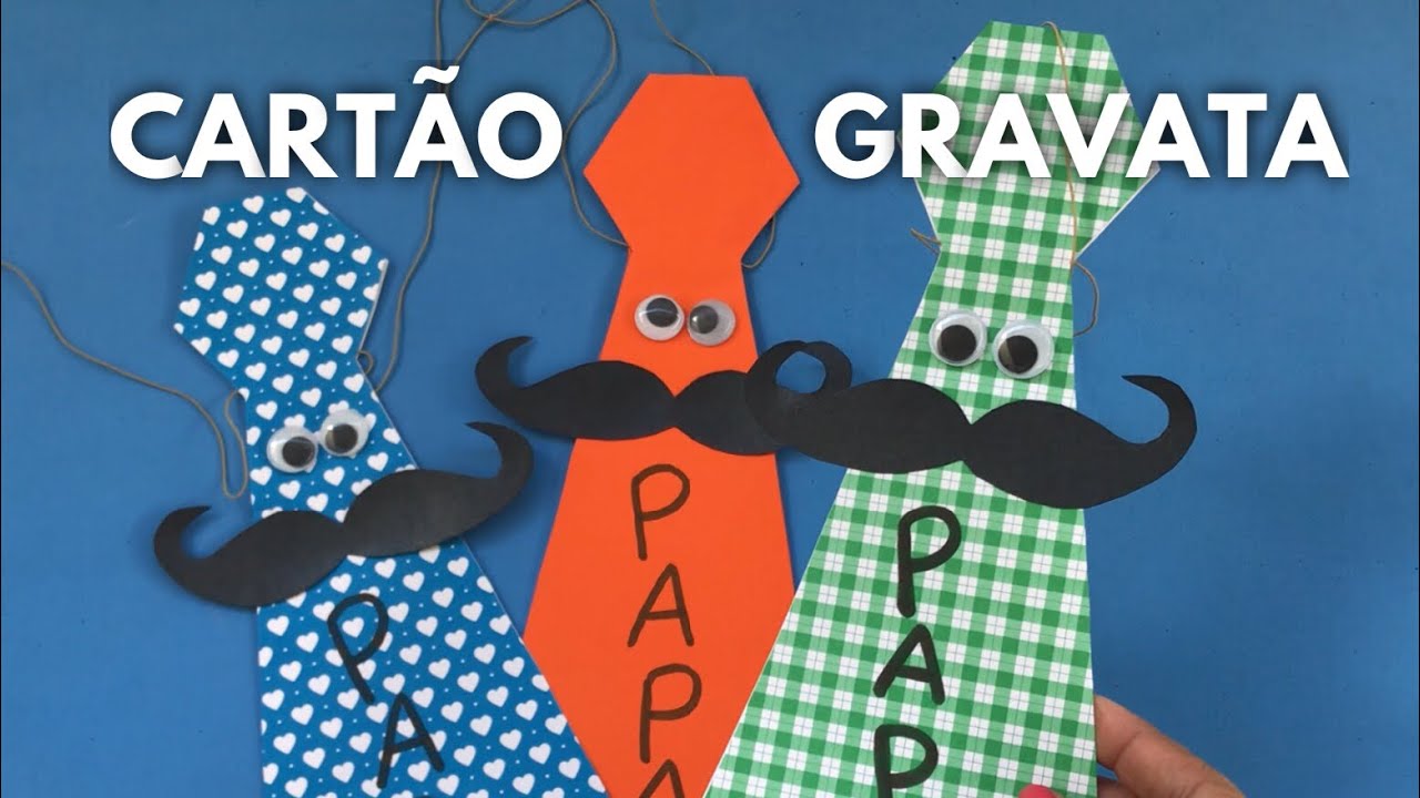 CARTÃO GRAVATA ♡