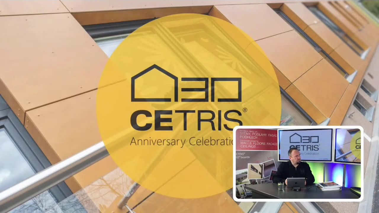 Webinář CETRIS: Cementotřísková deska CETRIS - multifunkční deska z Česka s 30letou tradicí