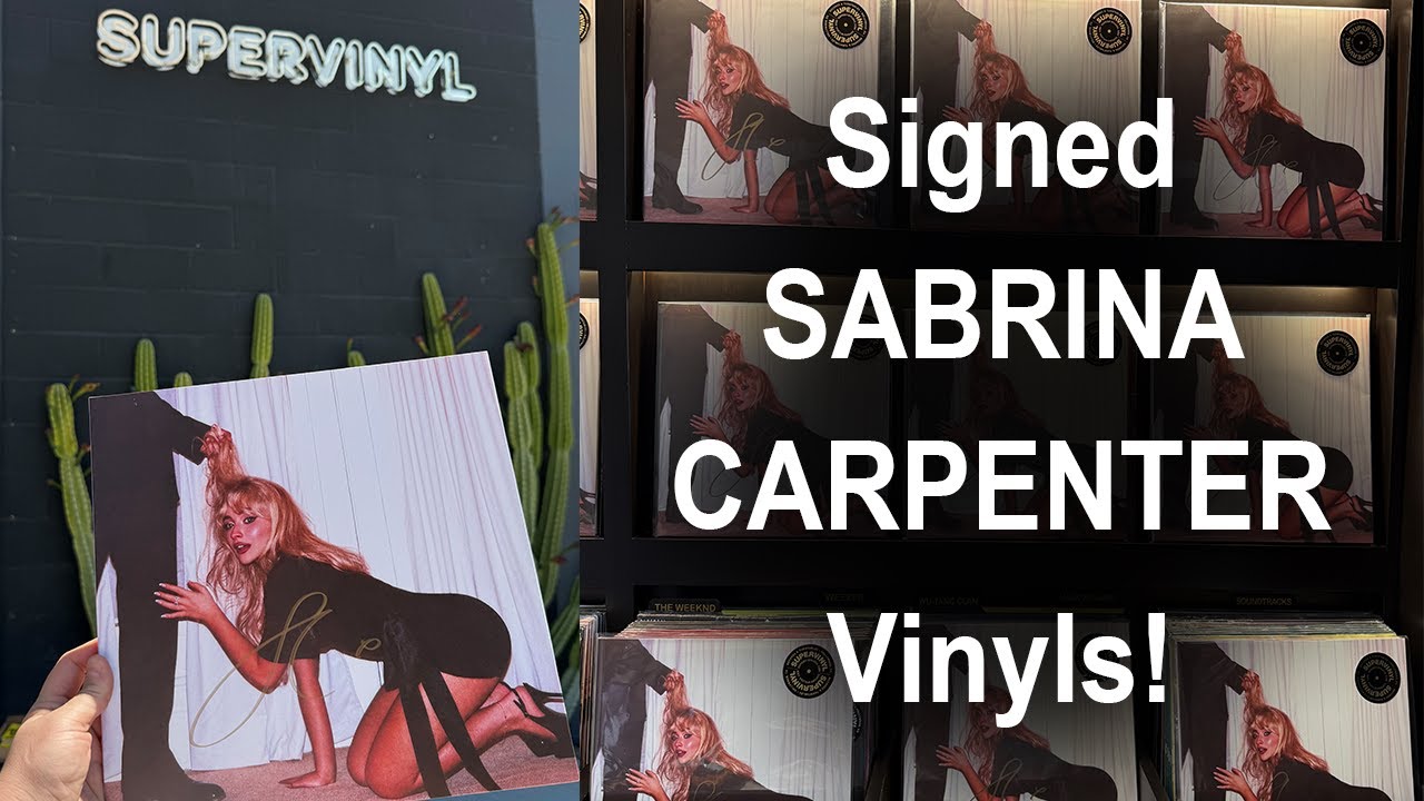 Signed SABRINA CARPENTER Vinyls! (Man's Best Friend)