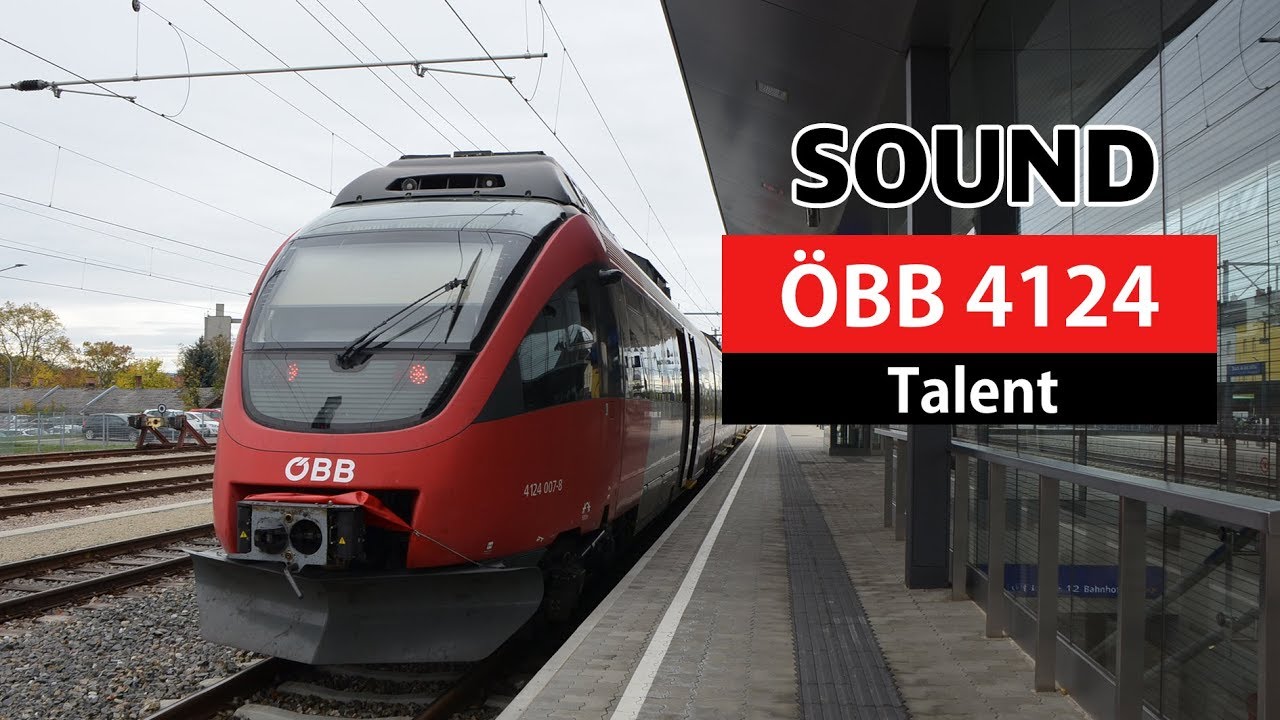 [Sound] &Ouml;BB 4124//Bombardier Talent//IGBT-inverter//[S60] Bruck a.d. Leitha - Wien Hbf