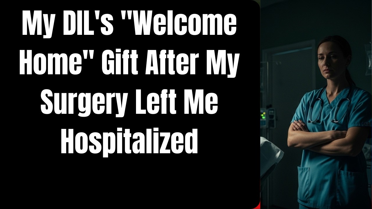 My DIL's Welcome Home Gift After My Surgery Left Me Hospitalized
