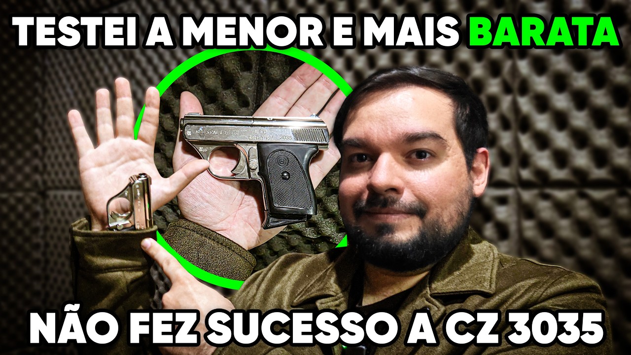 Testei a Menor e mais BARATA do Brasil! Por que NÃO fez Sucesso a CZ 3035