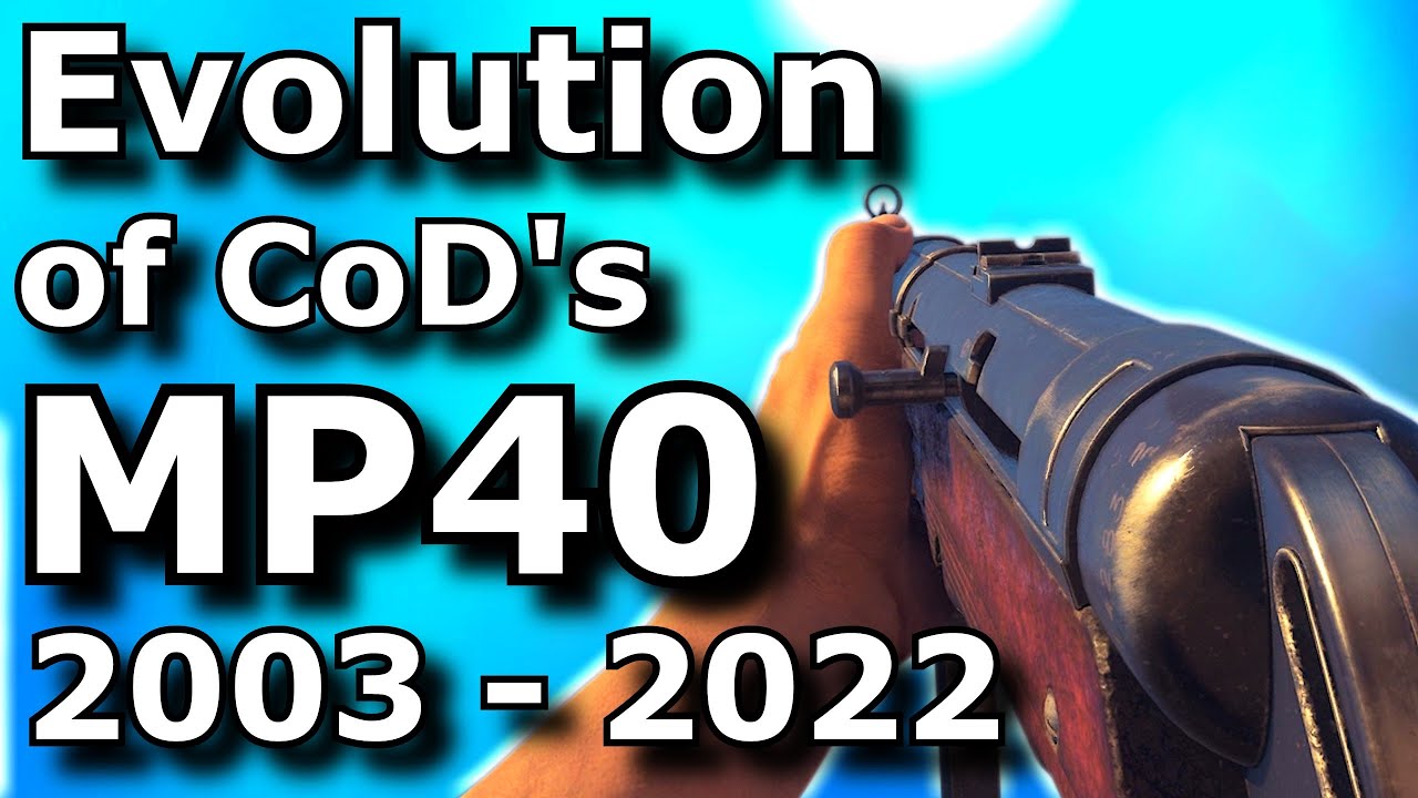 Эволюция MP40 от Cod | Эволюция серии Call of Duty