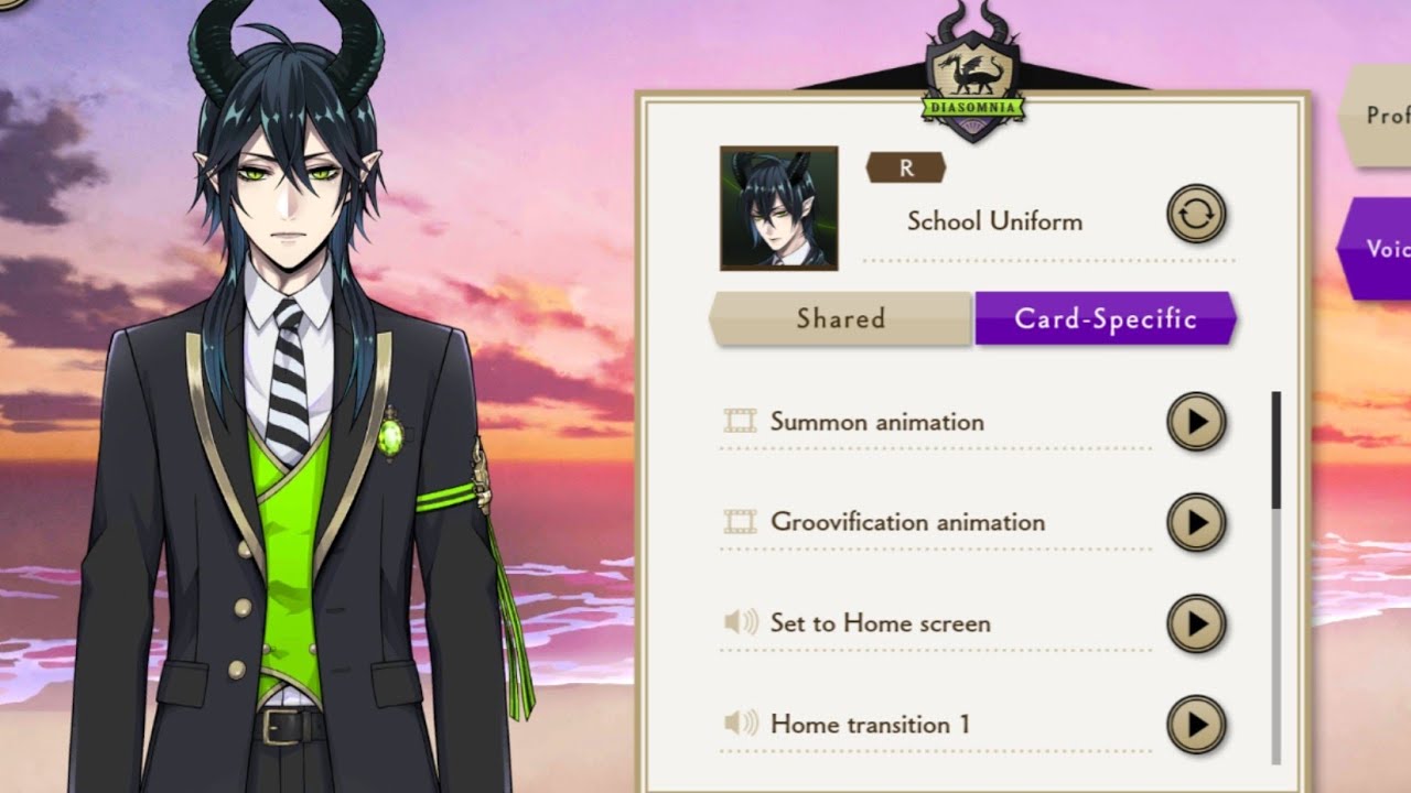 [Twisted Wonderland] Malleus Draconia - School Uniform Voice Lines