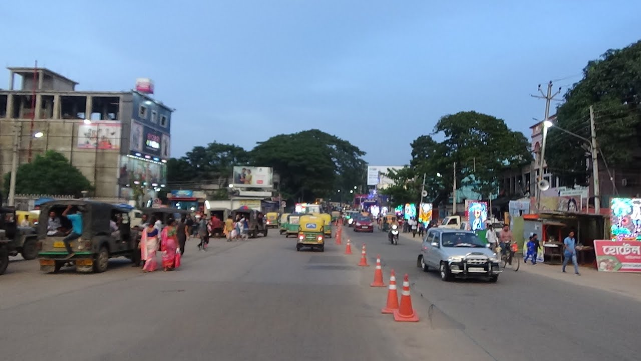 Night life of Agartala /  আগরতলার মনোরম  রাতের শহর। Tripura,India.