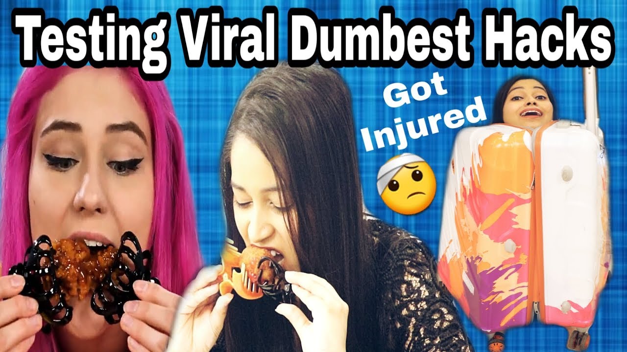 Testing Dumbest Viral Tikok Hacks😭Went Wrong Got Injured खतरनाक Most Embarrassing Hacks|Be Natural